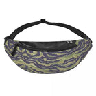 Riñonera Deportiva Camuflaje Tigre - Bolsa de Cintura para Hombre y Mujer, Ideal para Correr