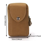 Riñonera Deportiva Vintage para Hombre - Mini Bolsa para Teléfono 6.5 Pulgadas, Organizador de Viaje y Deporte