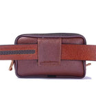 Riñonera Deportiva Hombre Cuero Sintético - Bolso Cintura Casual