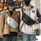Riñonera Deportiva de Algodón Grande para Mujer y Hombre - Bolsa Pechera Unisex