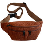 Riñonera Deportiva Unisex de Pana - Bolso Bandolera Casual para Hombre y Mujer