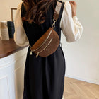 Riñonera de Cuero para Mujer - Bolso de Piel de Vestir Elegante