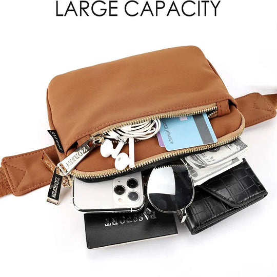 Riñonera de Cintura para Mujer - Bolso Bandolera Casual y Moderno