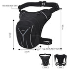 Riñonera de Pierna Impermeable para Moto y Motoristas - Bolso Lateral Resistente al Agua
