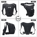 Riñonera de Pierna Impermeable para Moto y Motoristas - Bolso Lateral Resistente