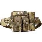 Riñonera Táctica para Hombre - Bolsa de Cintura Militar para Camping, Senderismo y Deportes al Aire Libre