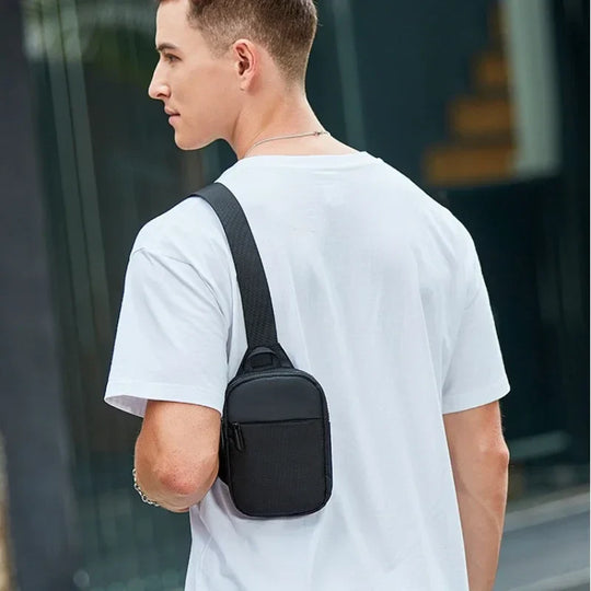 Riñonera Hombre - Bolso Bandolera Casual Mini de Cintura