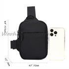 Riñonera Deportiva Unisex - Bolso Bandolera Casual y Moderno