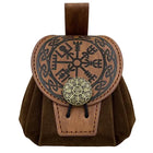 Riñonera Deportiva Steampunk para Hombre - Bolsa Medieval de Cuero Sintético