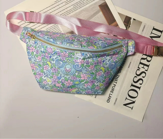 Riñonera Mujer de Nylon Impermeable y Gran Capacidad – Bolso Cintura Cruzado de Lujo