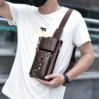 Riñonera Deportiva de Cuero Vintage - Bolsa Pequeña Portátil para Móvil
