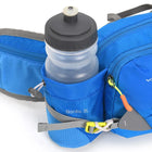 Riñonera Running Deportiva de Nylon con Portabotellas Ajustable para Senderismo y Trail