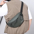 Riñonera Deportiva Hombre Nylon Grande - Bolso Bandolera Urbano