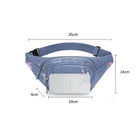Riñonera Deportiva Mujer Impermeable Multifuncional con Compartimentos - Bolsa Pechera para Correr