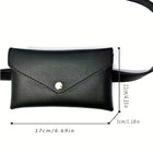 Riñonera Deportiva Mujer - Bolso Cintura PU Moderno con Cartera para Teléfono y Llavero