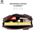 Riñonera de Cuero para Hombre - Bolso de Cintura con Correa Ajustable