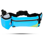 Riñonera Deportiva Impermeable con Botella de Hidratación y Funda para Móvil - Cinturón Running para Hombre y Mujer