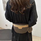 Riñonera Mujer Vintage - Bolso Bandolera Casual de Cintura