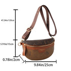 Riñonera Deportiva 2 Piezas - Bolso Pecho y Cintura de Piel Sintética para Mujer
