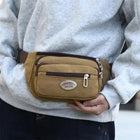 Riñonera Deportiva de Lona para Hombre - Bolsa Bananera para Teléfono