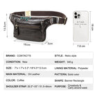 Riñonera de Viaje para Hombre de Cuero Genuino Personalizable