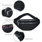Riñonera Deportiva Impermeable, Bolsa para Teléfono, Moda Coreana, Gran Capacidad, Multifuncional Cruzada