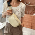 Riñonera Deportiva Mujer - Bolso de Cintura de Piel Sintética Suave, Diseño Simple y Elegante