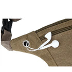 Riñonera Deportiva Hombre - Bolsa Cintura Lona Casual