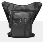 Riñonera Deportiva Multifuncional de Cuero Sintético para Hombre - Bolso de Cintura Grande con Compartimentos