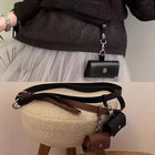 Riñonera Deportiva Elegante de Cuero para Mujer - Bolso de Cintura Desmontable con Correa Ajustable