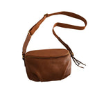 Riñonera Deportiva de Cuero - Bolso Bandolera Grande para Hombre y Mujer