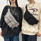 Riñonera Deportiva Grande Multibolsillos - Bolsa de Cintura Ajustable para Hombre y Mujer