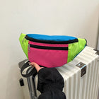 Riñonera Deportiva Ajustable de Nailon - Bolsa de Cintura para Mujer, Correr y Viajes