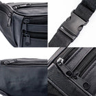 Riñonera de Viaje para Hombre de Cuero Genuino - Bolso Cinturón Organizador