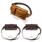 Riñonera Deportiva Hombre - Bolso Pecho Cuero Original para Móvil