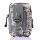 Riñonera Deportiva Táctica de Nailon Negro