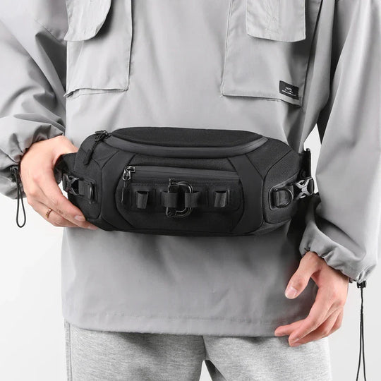 Riñonera Táctica Militar para Hombre - Nylon Resistente y Duradero