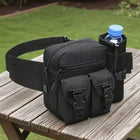 Riñonera Deportiva con Portabotellas - Organizador Ajustable para Running y Senderismo