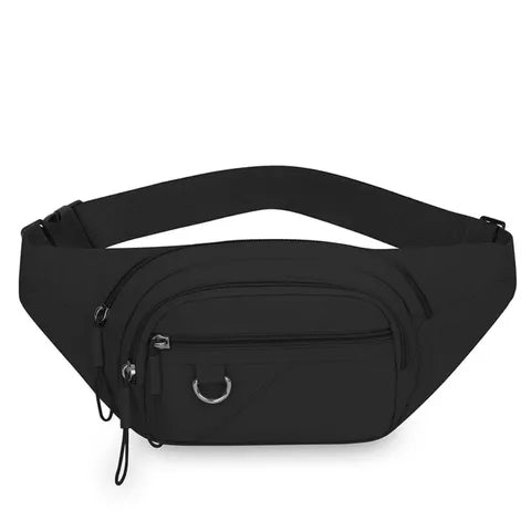Riñonera Deportiva Grande de Nailon - Resistente y Espaciosa para Teléfono