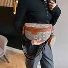 Riñonera Deportiva Mujer - Bolso Cruzado de Piel Sintética para Monedas y Compras