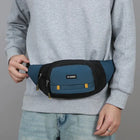 Riñonera Deportiva Impermeable de Gran Capacidad - Nylon Resistente