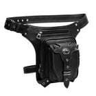 Riñonera Deportiva Táctica de Cuero - Estilo Gótico, Multiusos