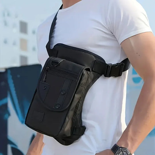 Riñonera Hombre para Moto - Bolsa Multifuncional de Cintura y Pierna