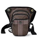 Riñonera Deportiva Impermeable Oxford para Hombre - Bolsa de Cadera y Pierna para Moto, Running y Viajes