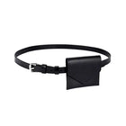 Riñonera Deportiva Mujer - Bolso Cintura Cuero Sintético con Compartimentos