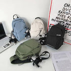 Riñonera Deportiva Unisex de Nylon - Bolsa de Cintura y Hombro