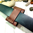 Riñonera de Cuero Genuino para Hombre Hecha a Mano - Bolso Cinturón Porta Llaves Universal