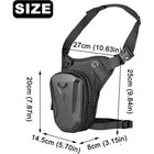 Riñonera Deportiva Impermeable Multifuncional para Moto - Bolsa de Tanque, Cadera y Hombro para Hombres y Mujeres