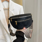 Riñonera de Cuero para Mujer - Bolso de Piel de Vestir Elegante