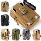 Riñonera Deportiva Impermeable y Táctica para Hombre - Bolsa de Cintura para Running, Camping y Viajes
